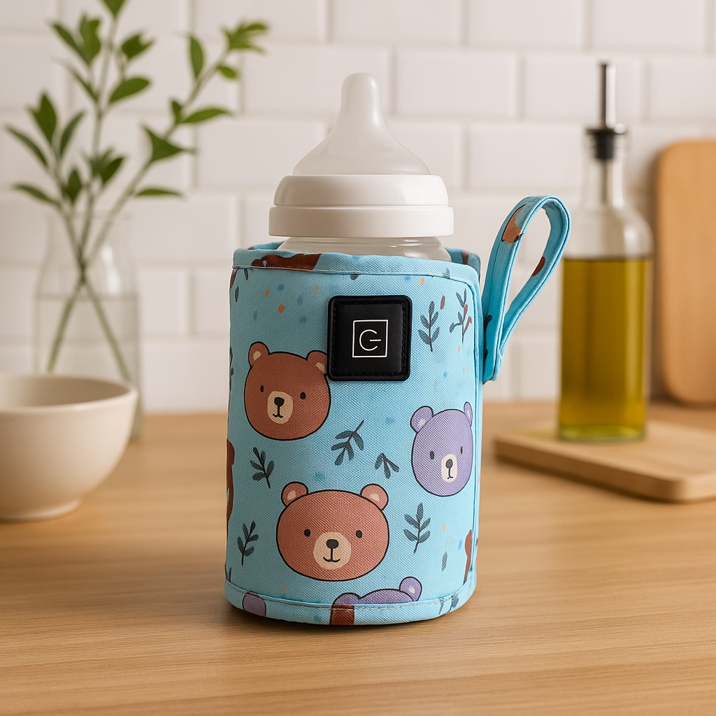 chauffe biberon voiture bleu