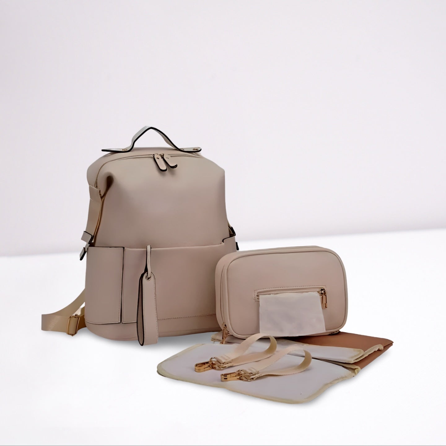 petit sac a langer beige