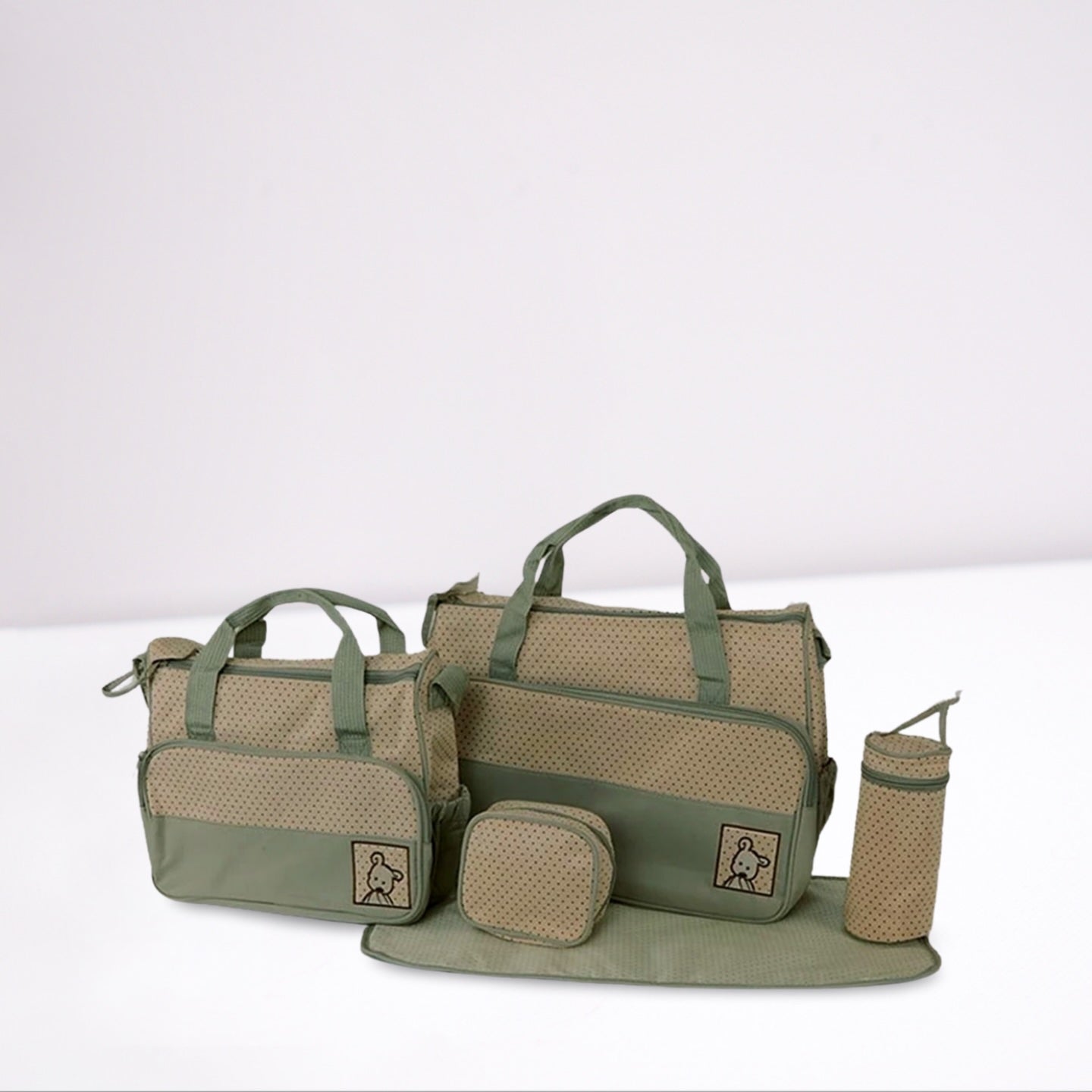 sac a langer bebe vert