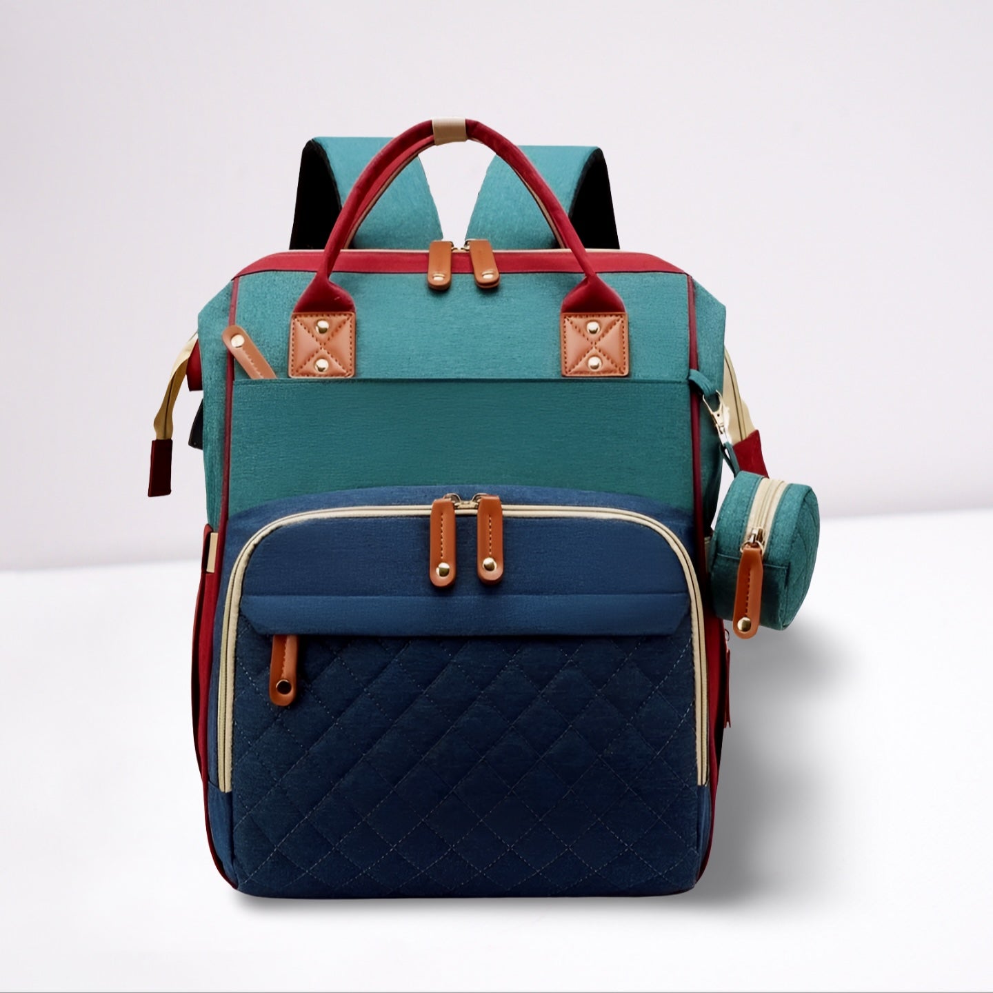 sac a langer garcon vert