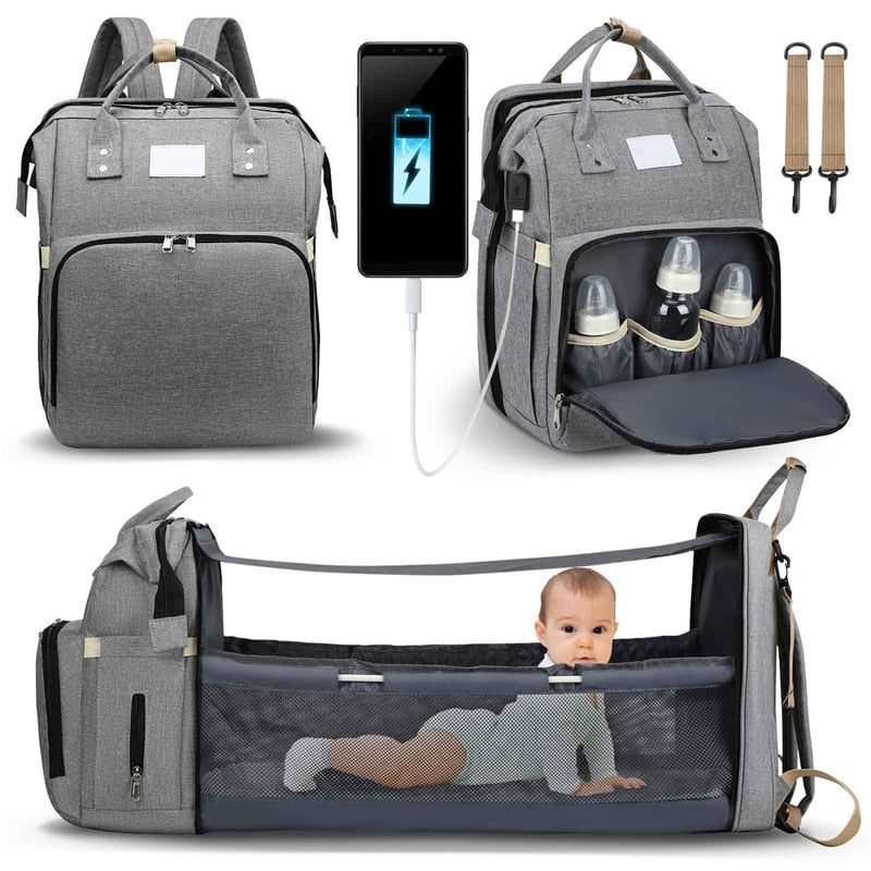 BabyNappy™ - Sac à langer portatif et berceau de voyage - Djimberry Bébé