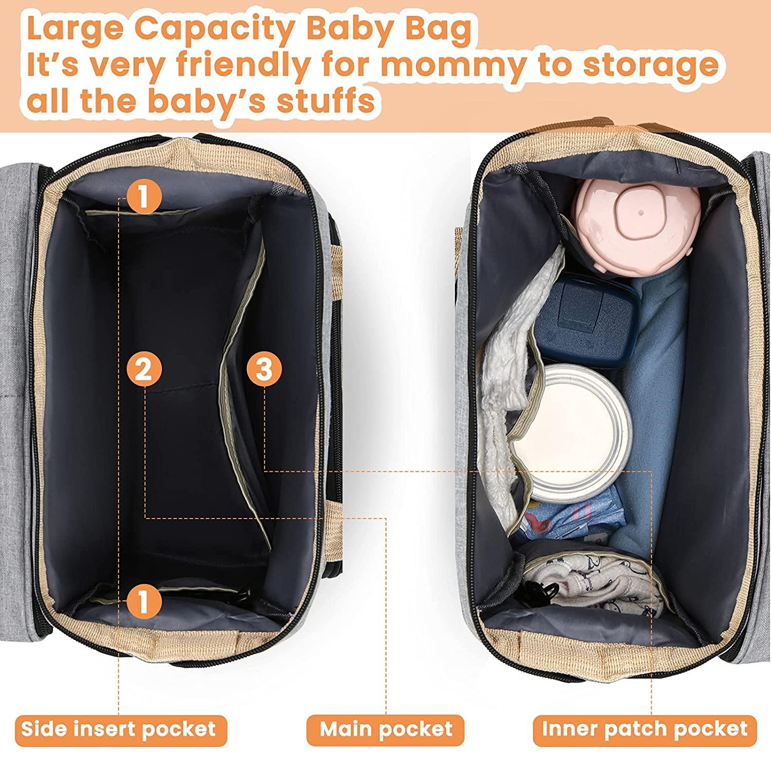 BabyNappy™ - Sac à langer portatif et berceau de voyage - Djimberry Bébé