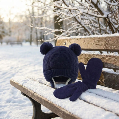 bonnet bebe bleu marine