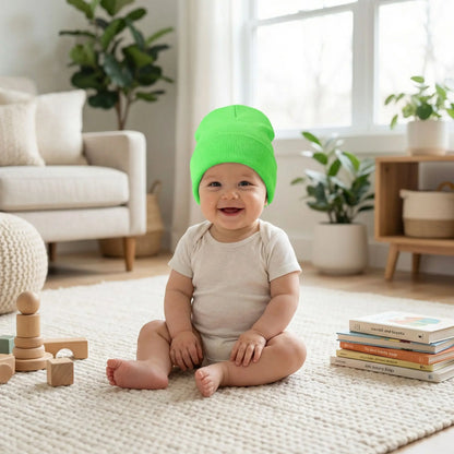 bonnet bebe naissance vert