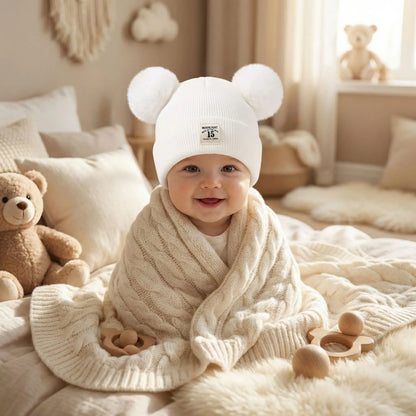 bonnet bebe naissance blanc