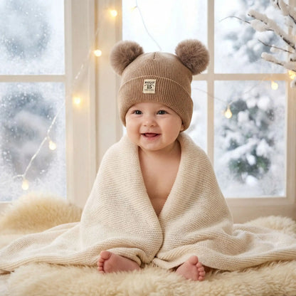 bonnet bebe naissance kaki