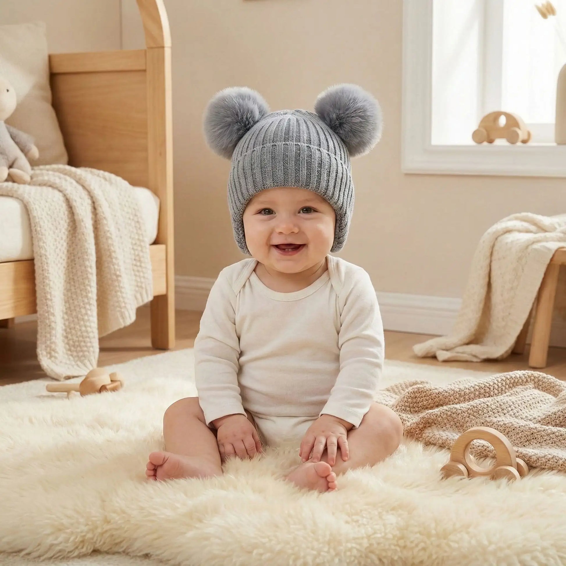 bonnet pour bebe gris