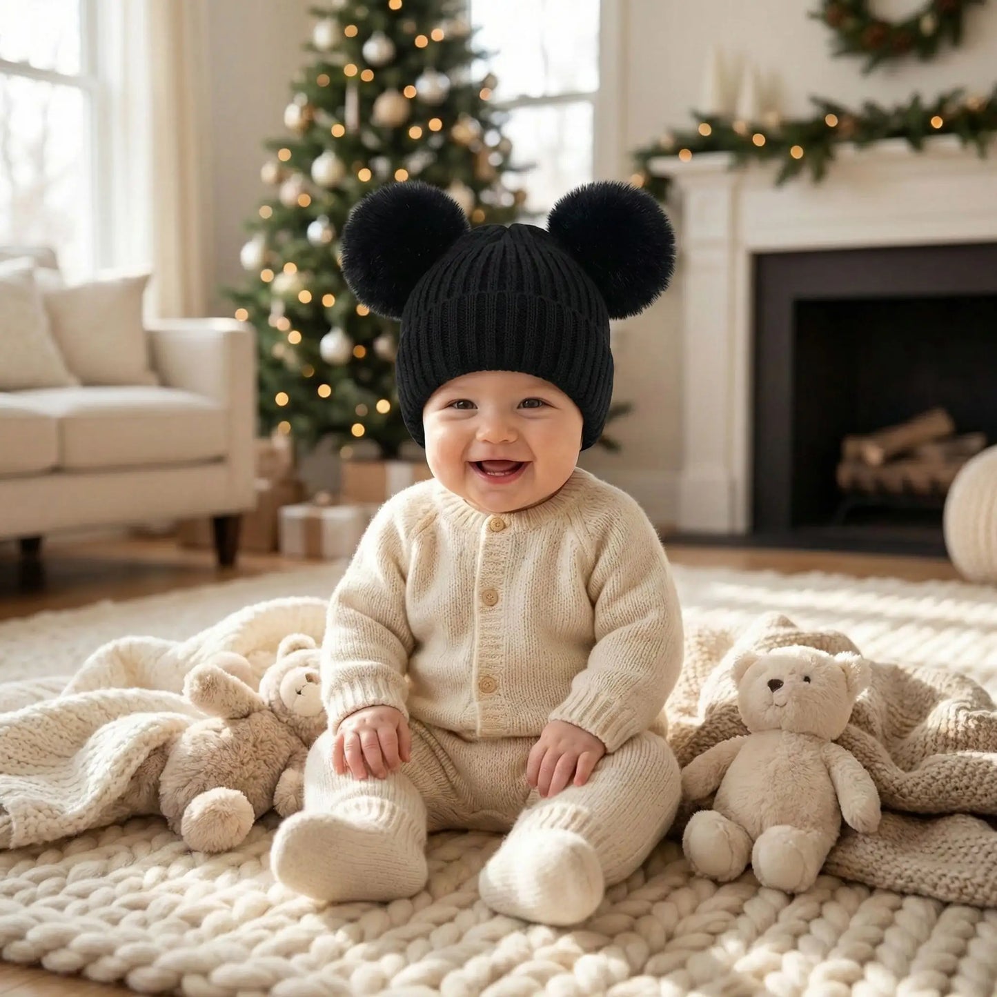 bonnet pour bebe noir
