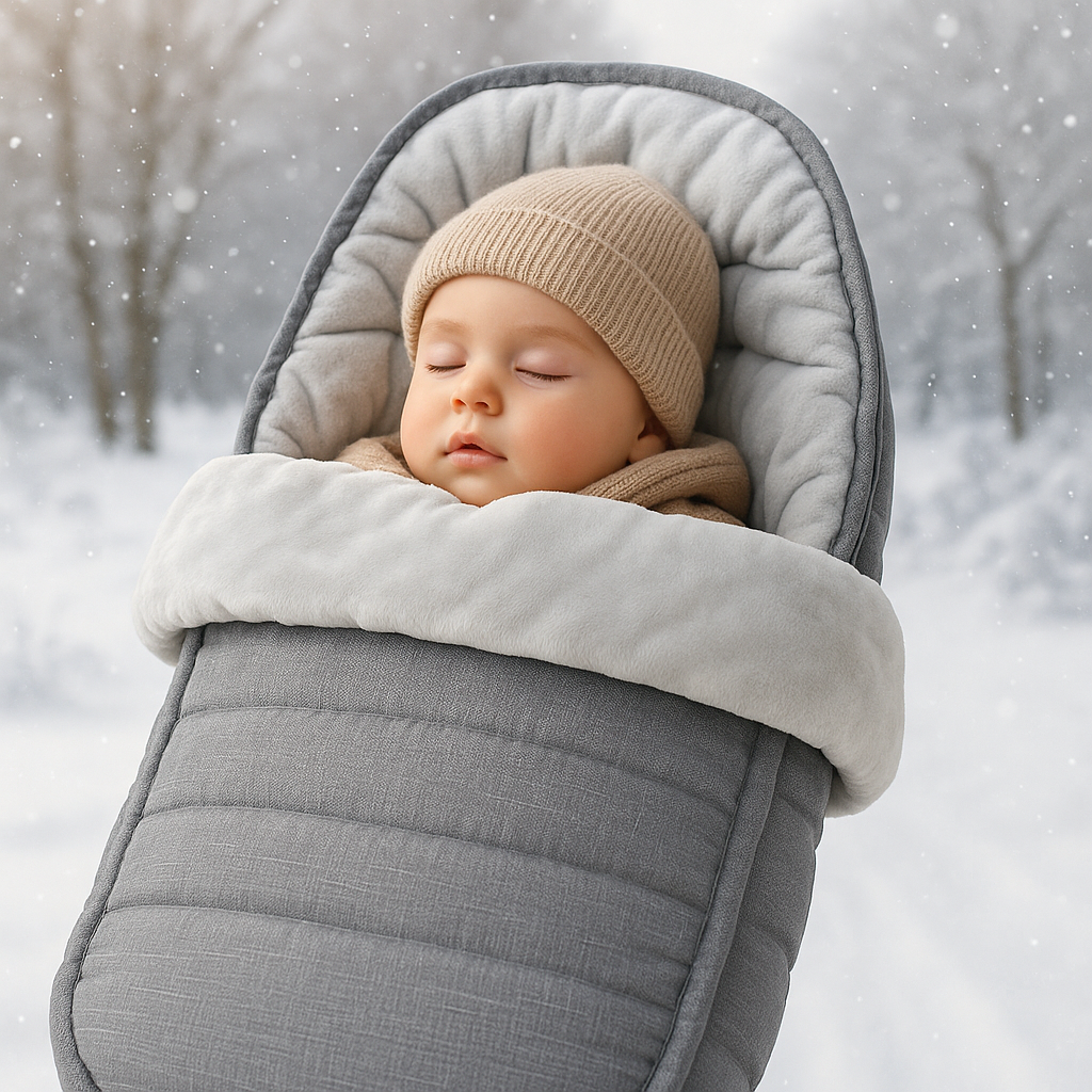 chanceliere poussette gris lin