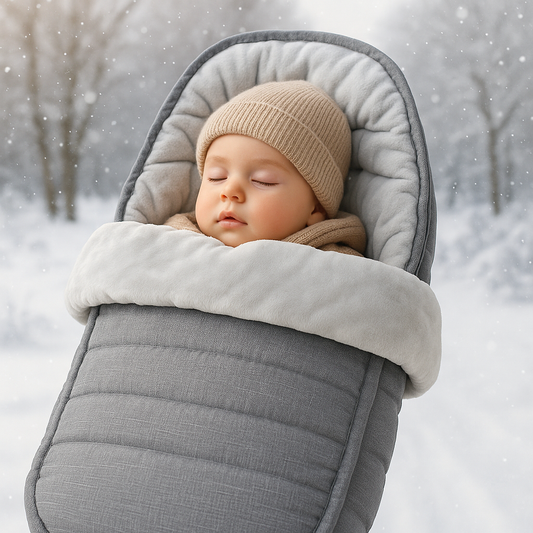 chanceliere poussette gris lin