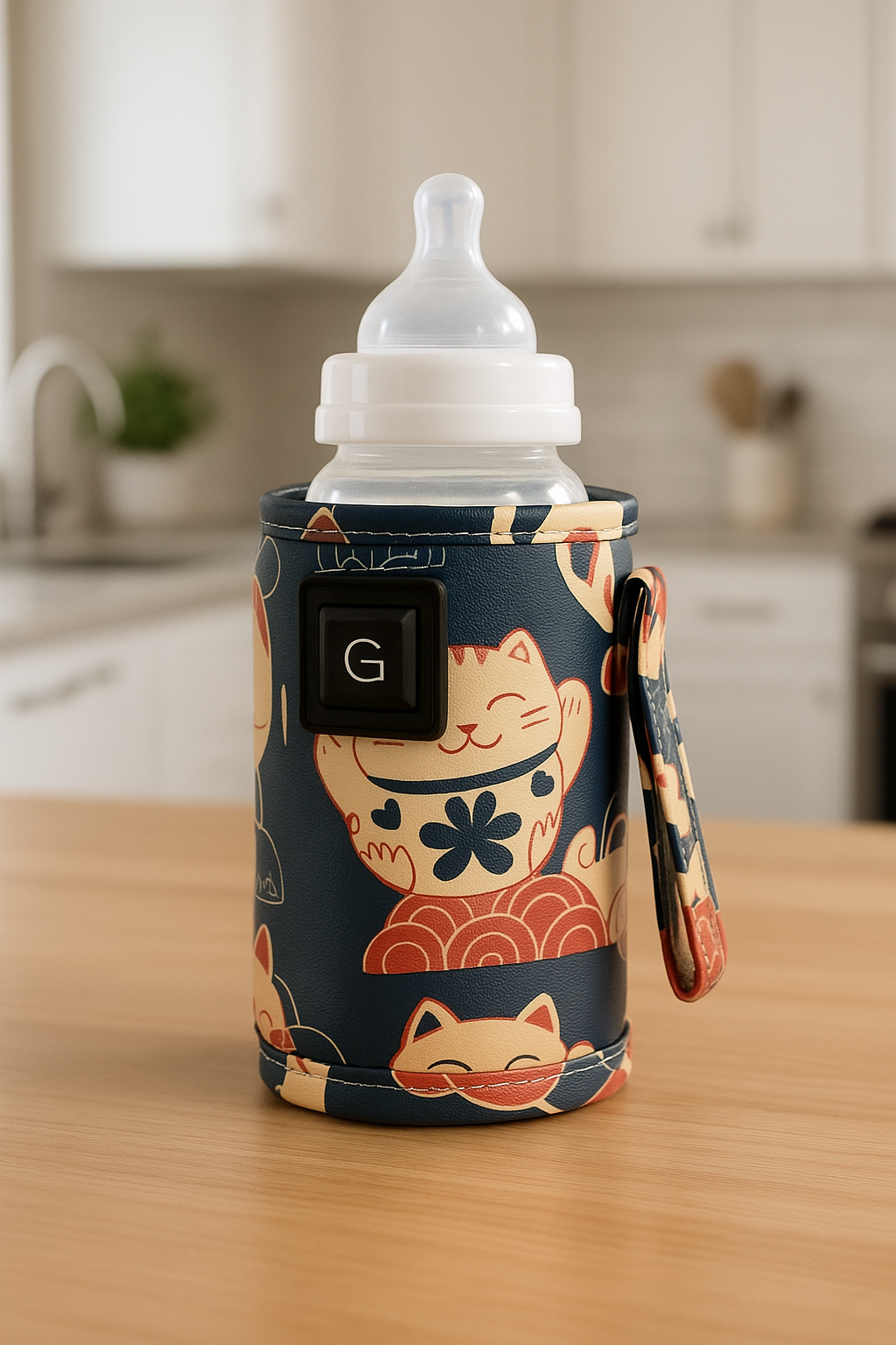 chauffe biberon voiture bleu