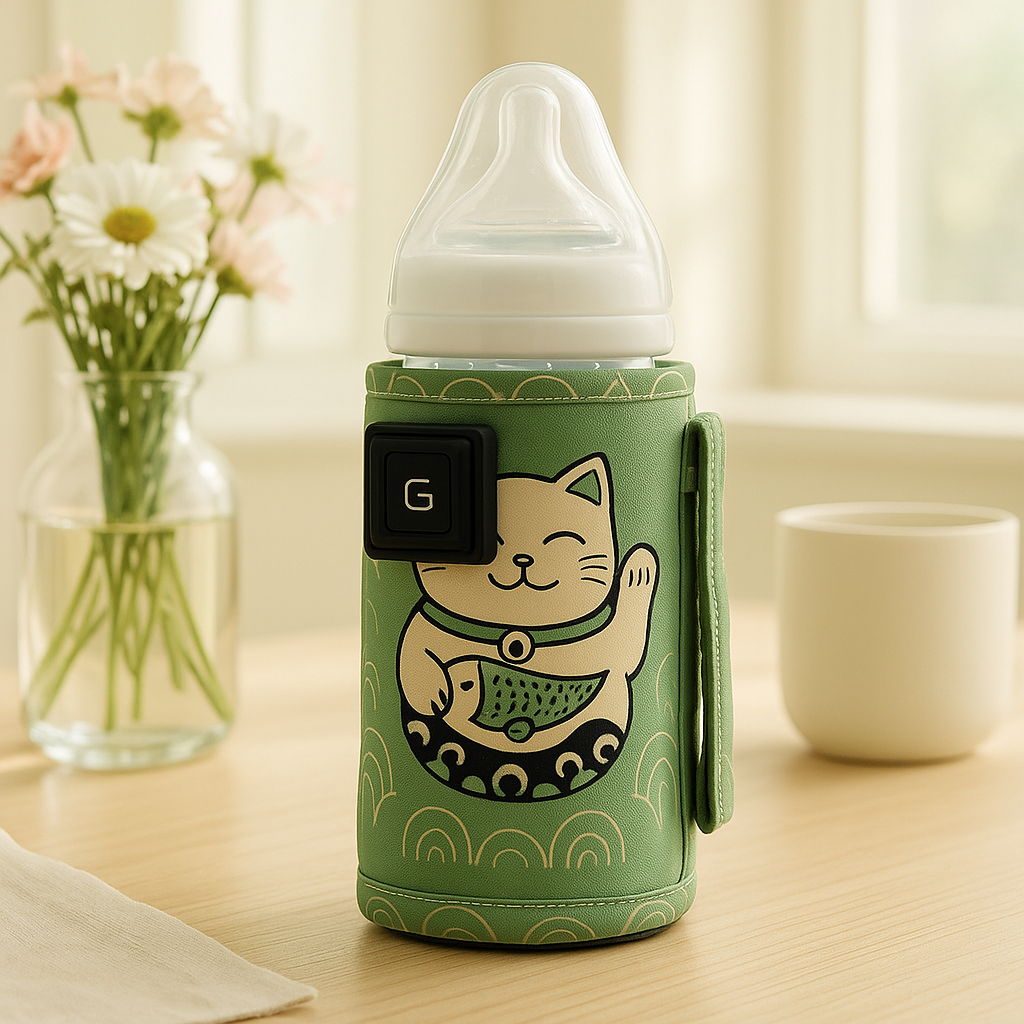 chauffe biberon voiture vert