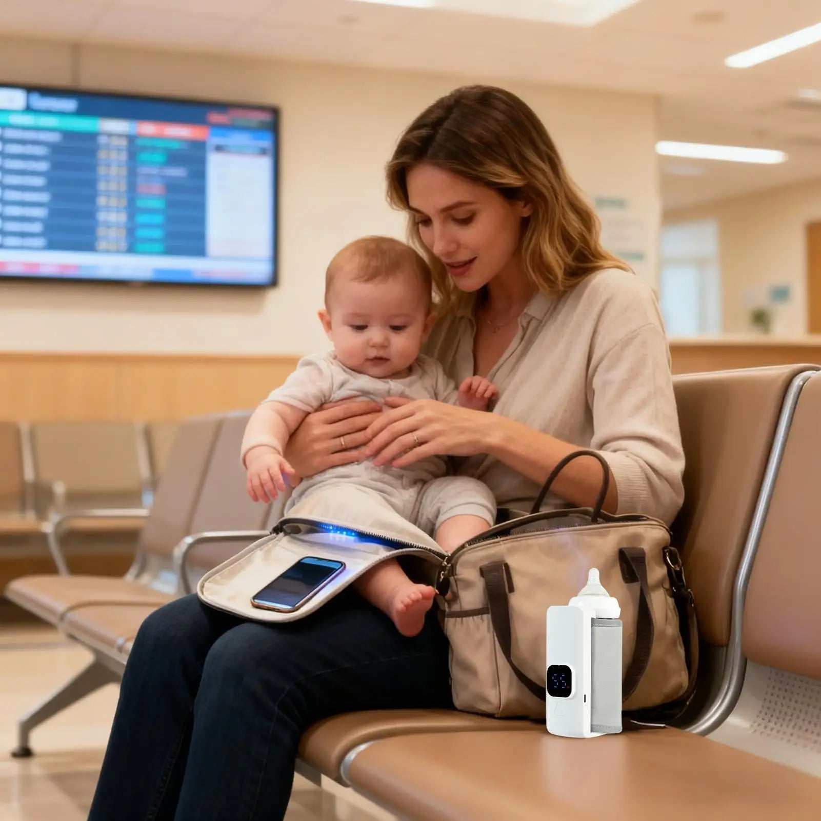 chauffe biberon pratique