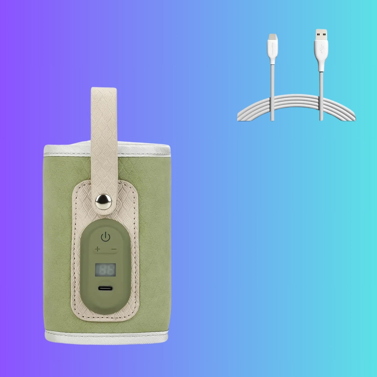 chauffe-biberon-nomade-embiance-vert-vert-cable