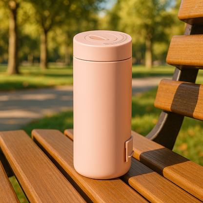 chauffe biberon nomade travel warm rose