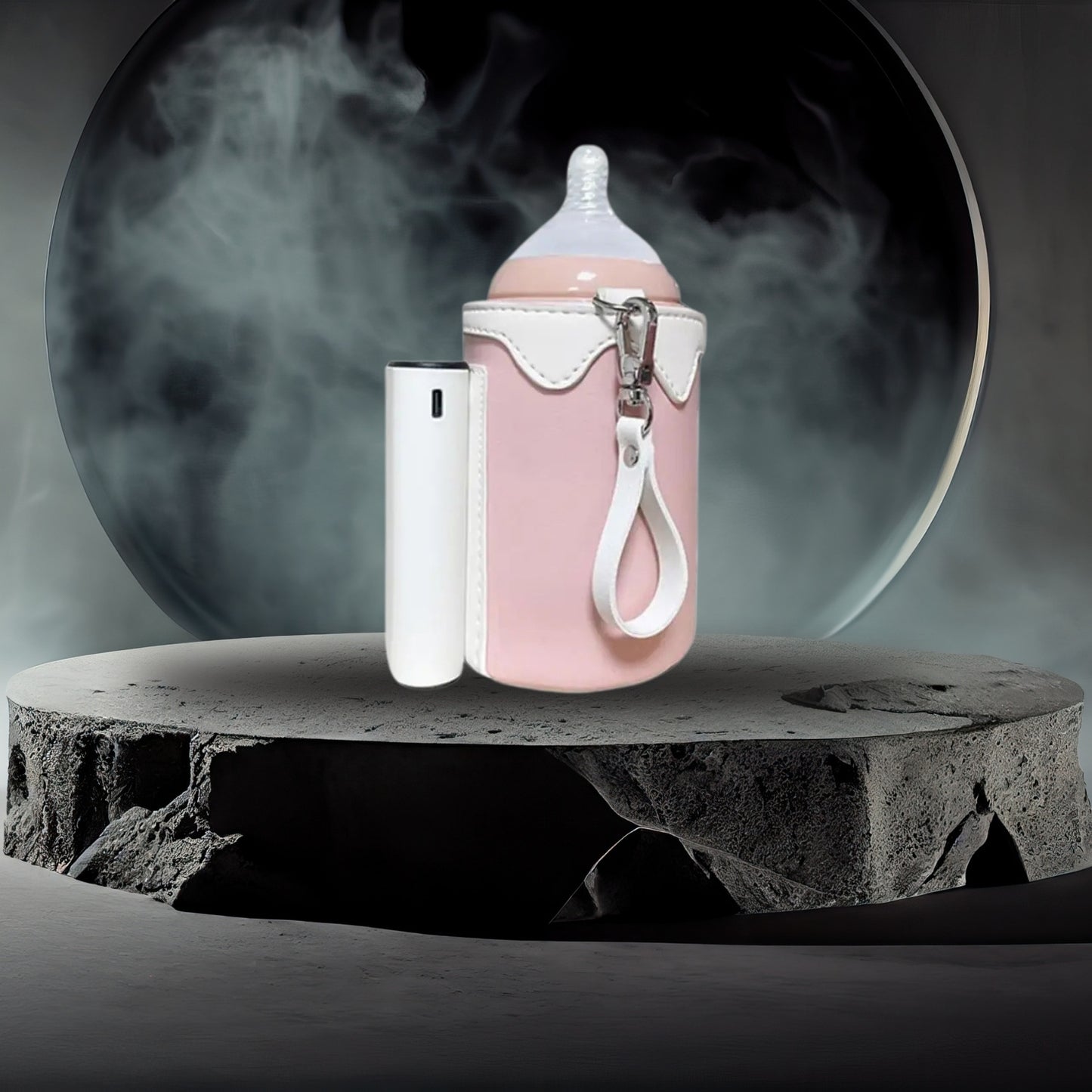 chauffe biberon nomade rose 