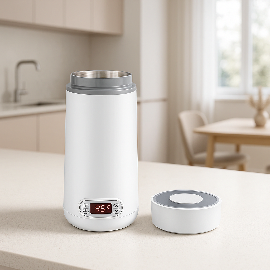 chauffe biberon portable blanc