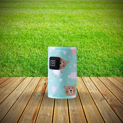 chauffe-biberon-voiture-animale-ours-vert