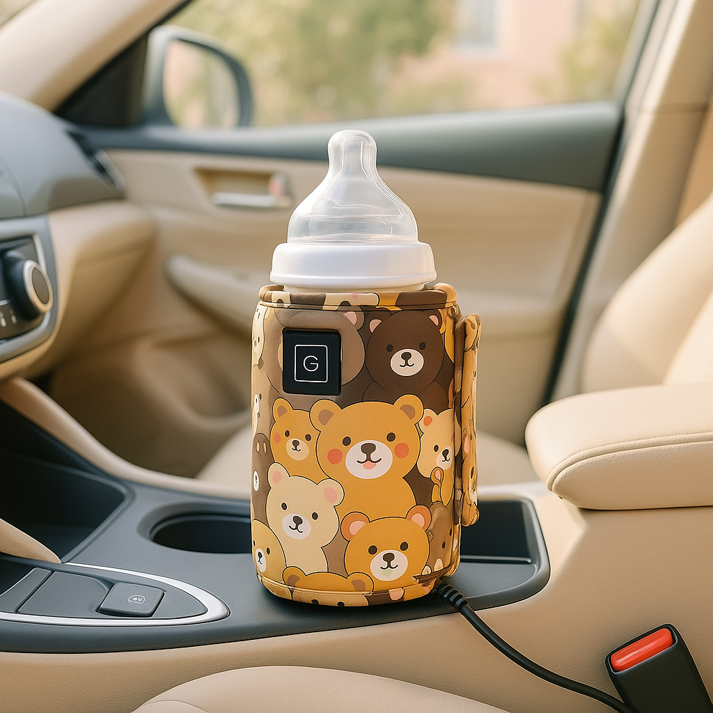 chauffe biberon voiture orange