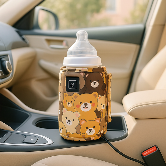 chauffe biberon voiture orange