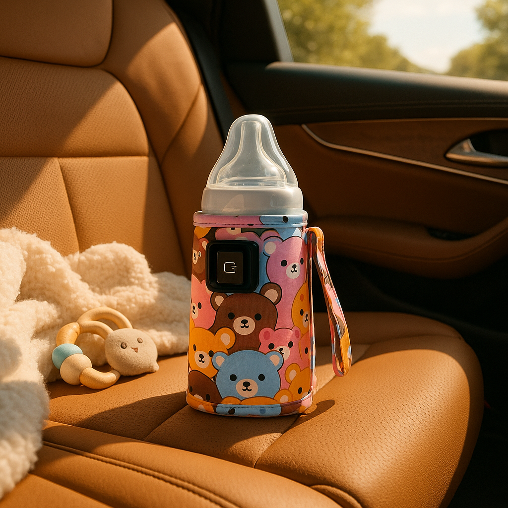 chauffe biberon voiture rose
