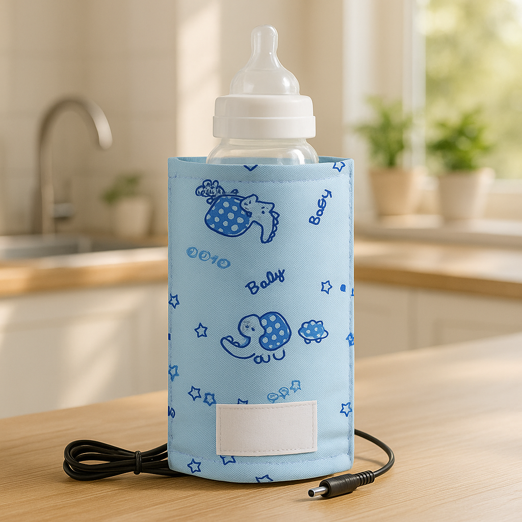 chauffe biberon voiture bleu