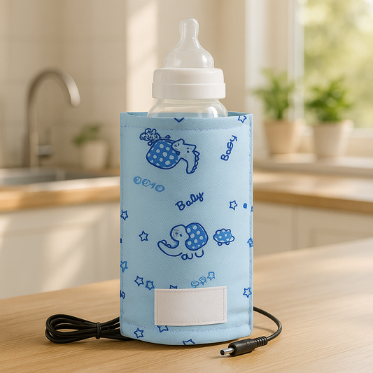 chauffe biberon voiture bleu