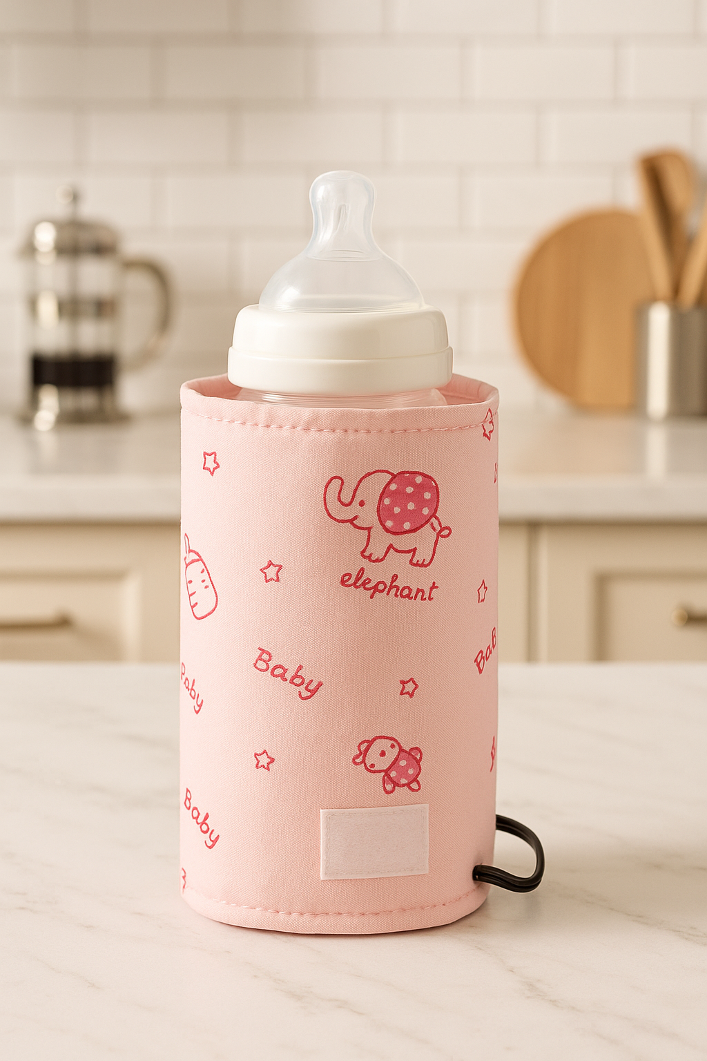 chauffe biberon voiture rose