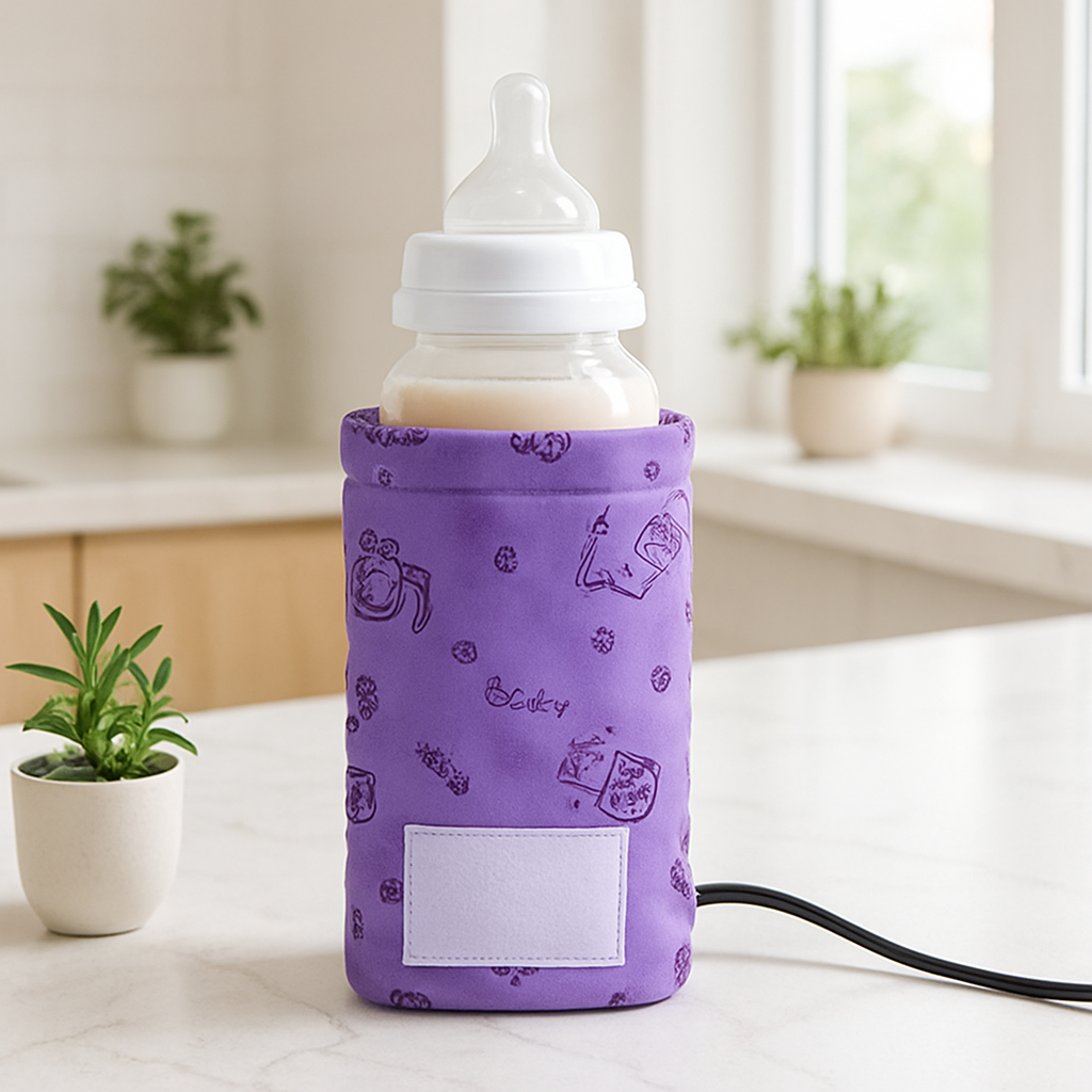 chauffe biberon voiture violet