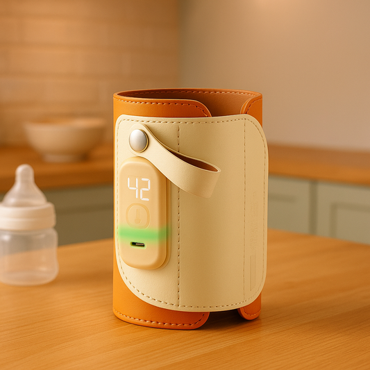 chauffe biberon voiture orange