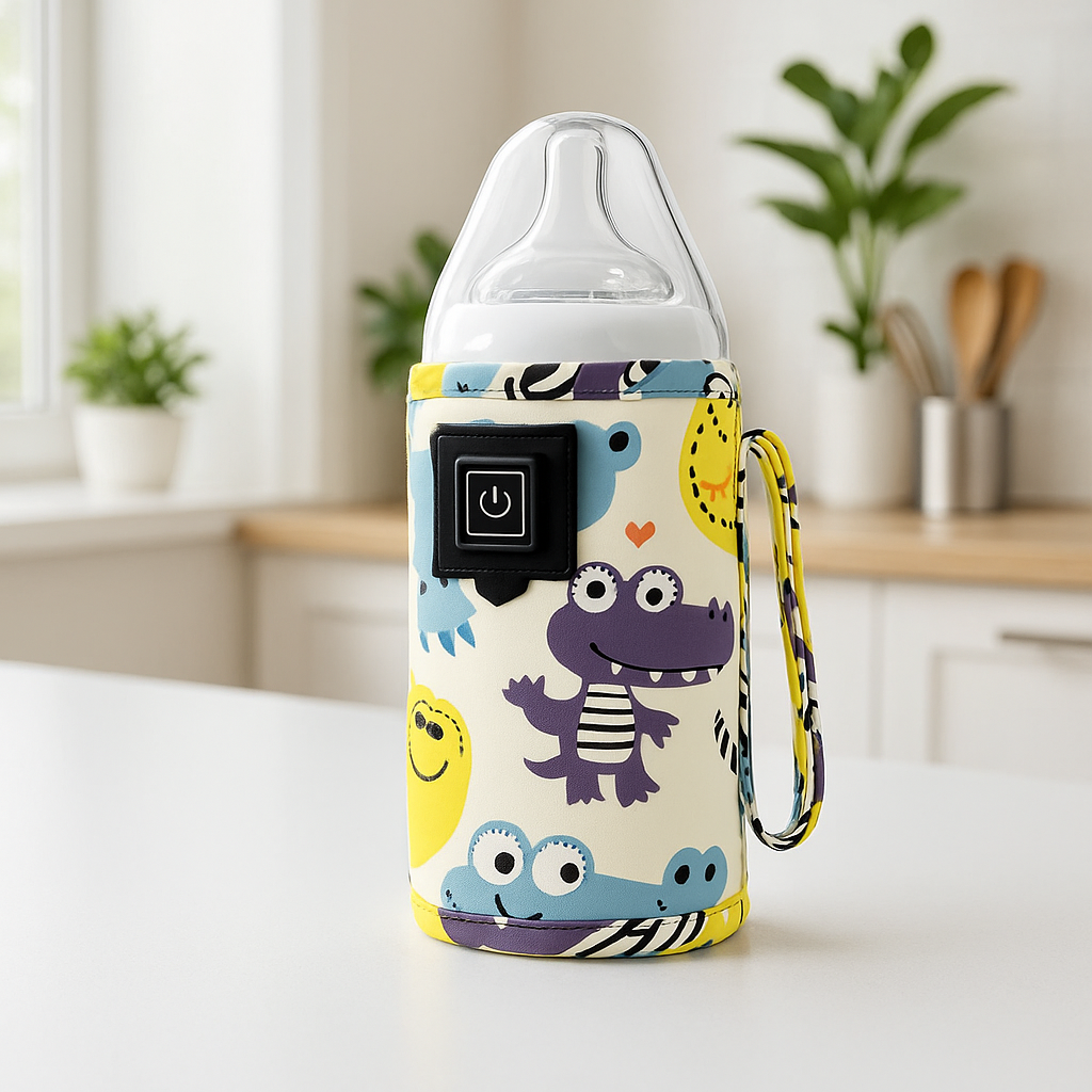 chauffe biberon voiture jaune