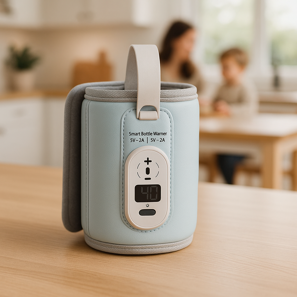 chauffe biberon voiture bleu