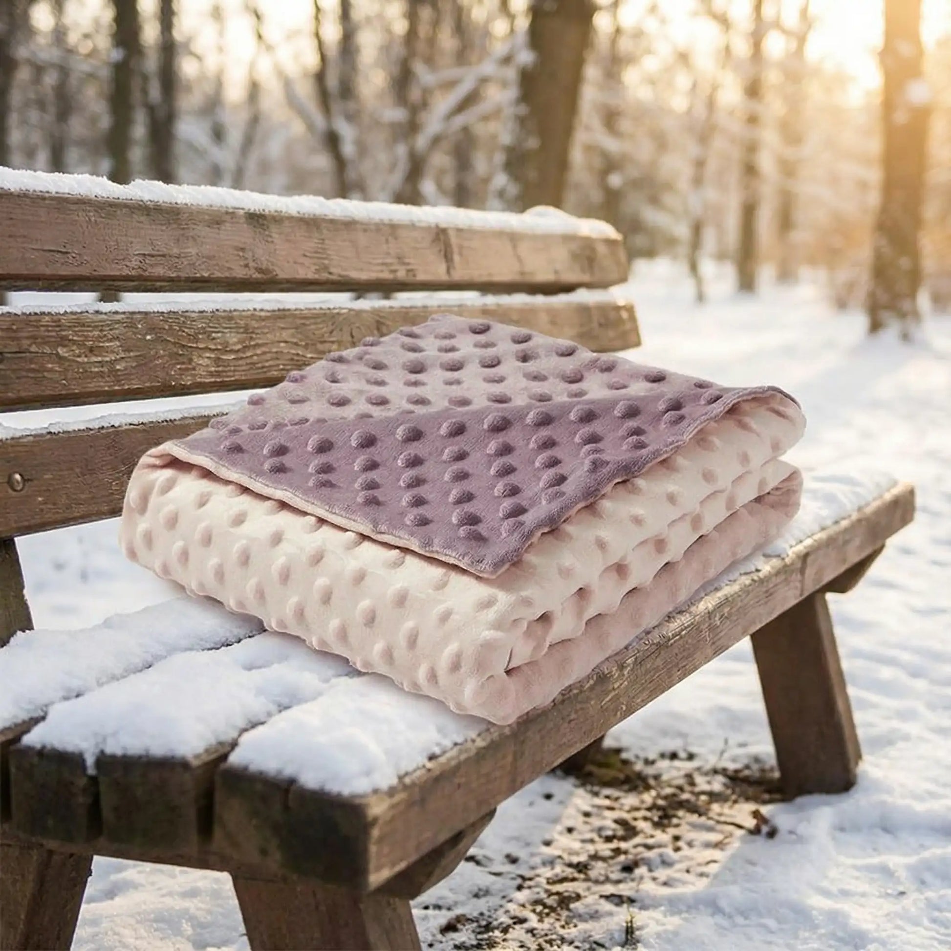 couverture bébé rose