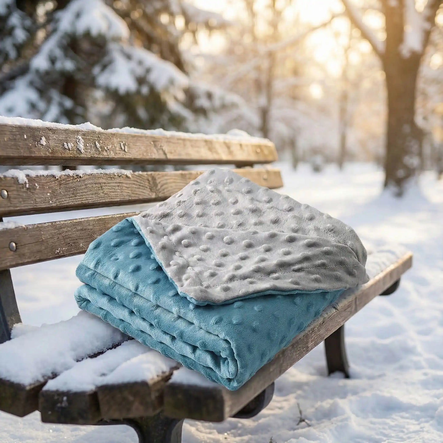 couverture bebe polaire gris