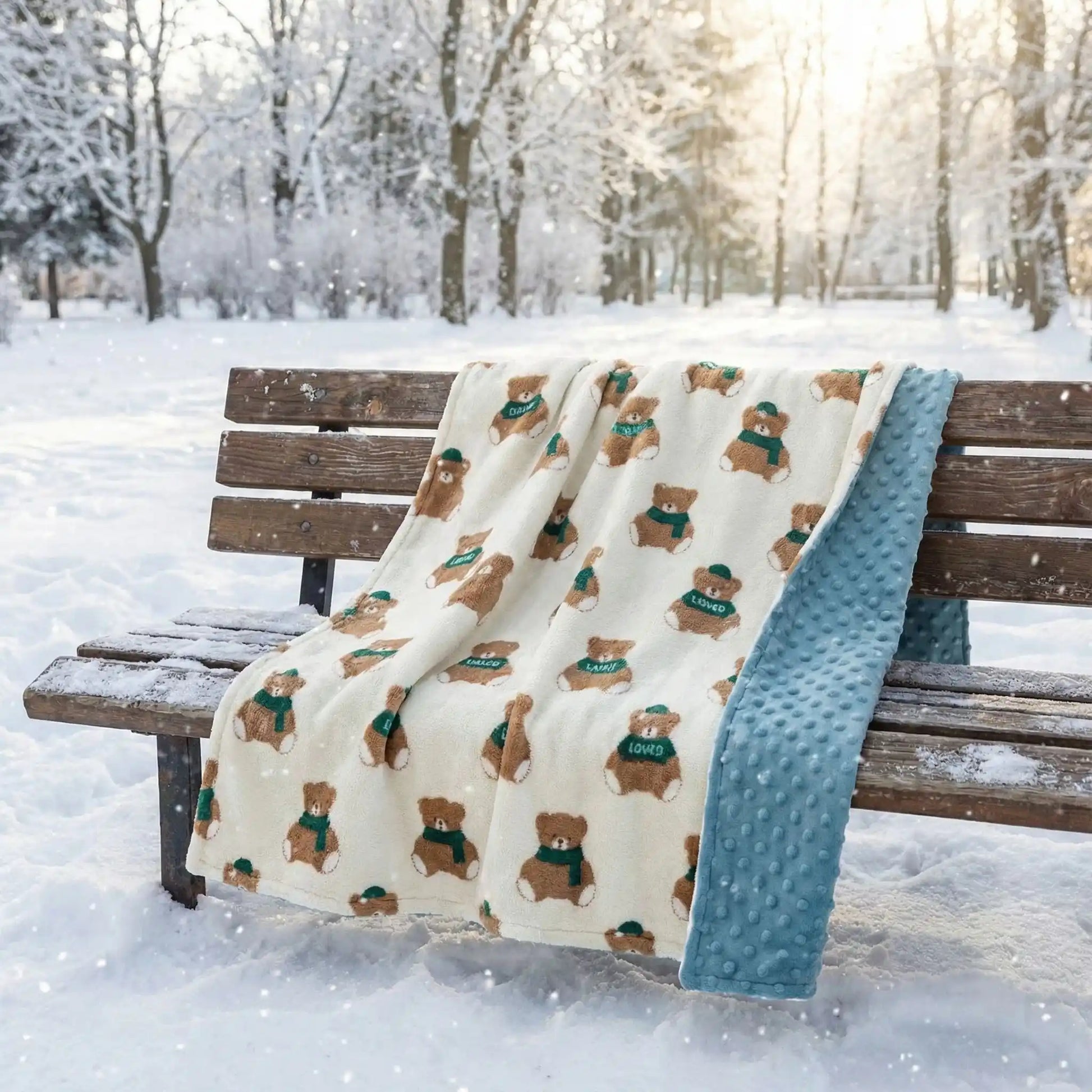 couverture bebe polaire ours