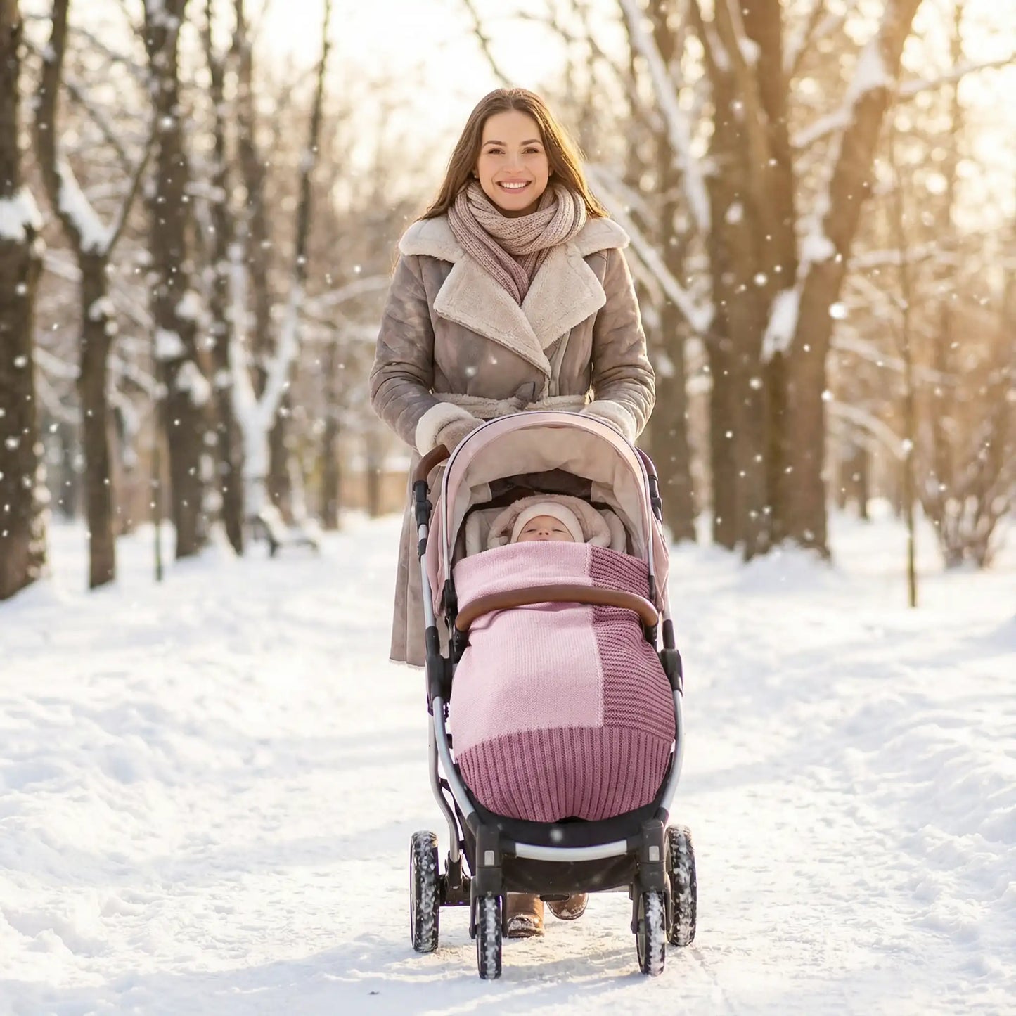 couverture bebe tricot promenade