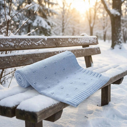 couverture bebe tricot | nid doux