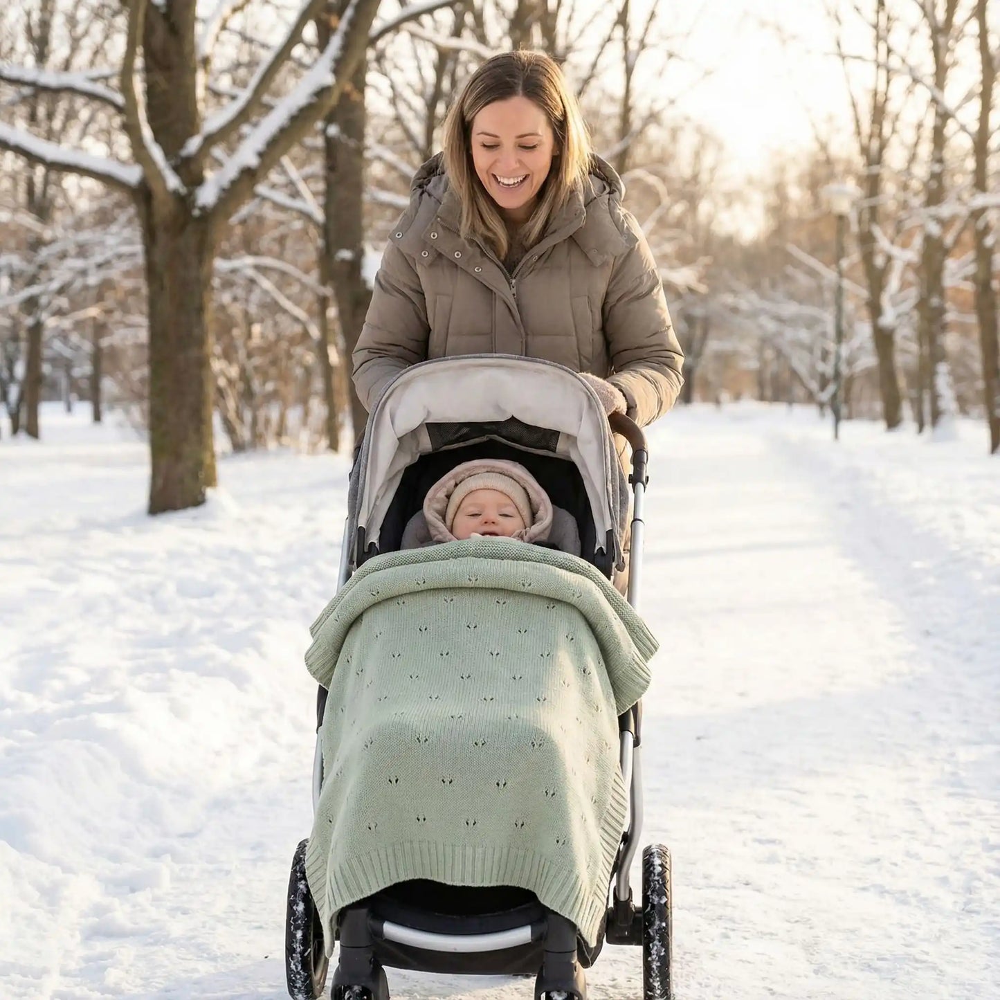 couverture bebe tricot | nid doux