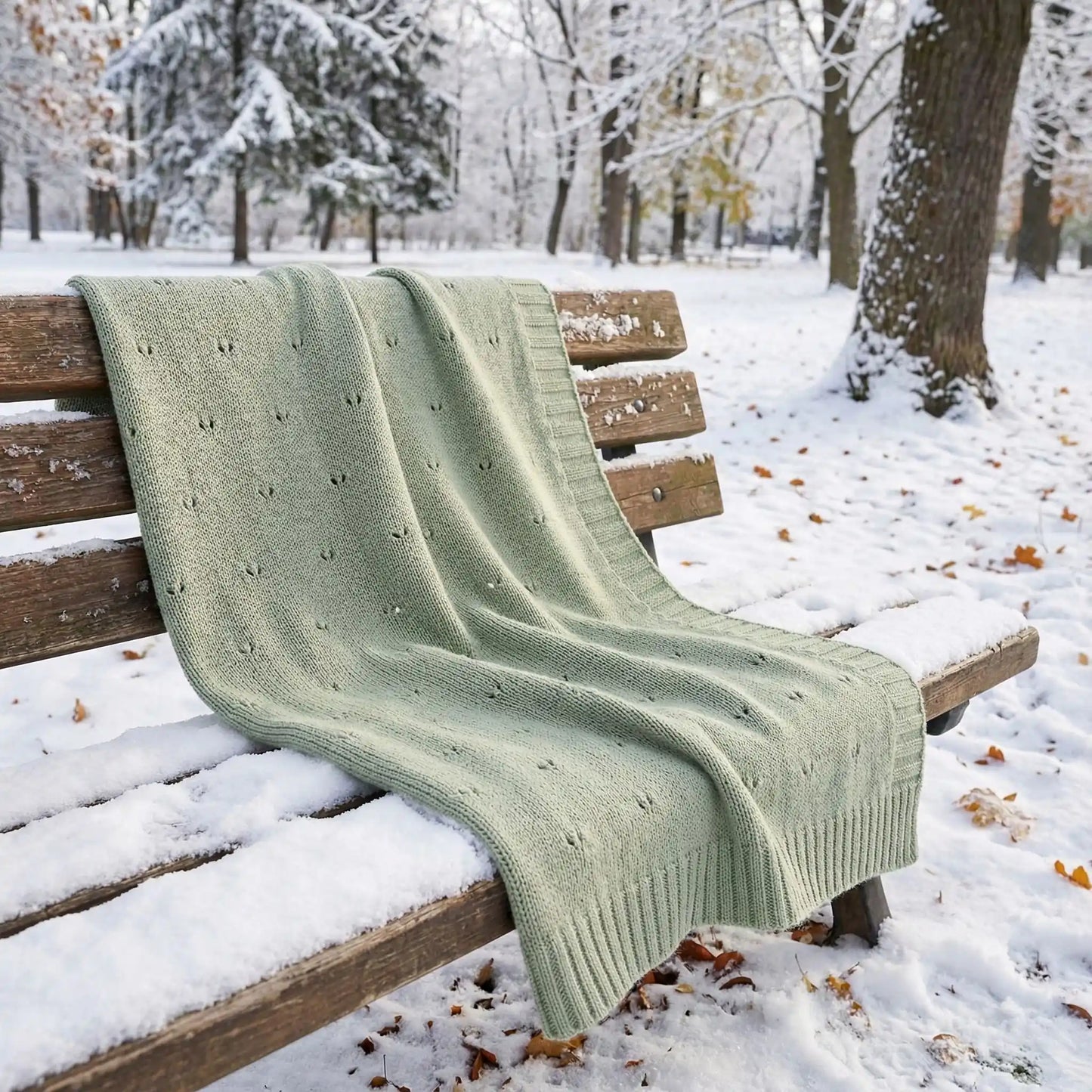 couverture bebe tricot | nid doux