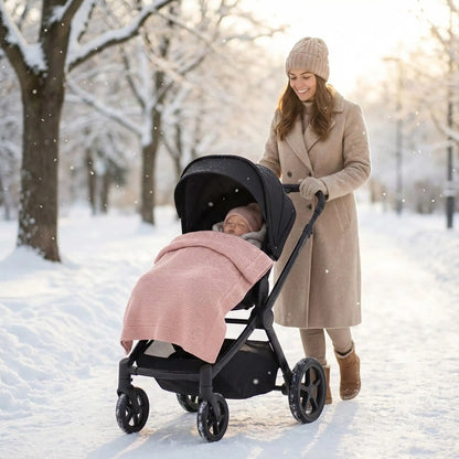 couverture bebe tricot | nuage de reve