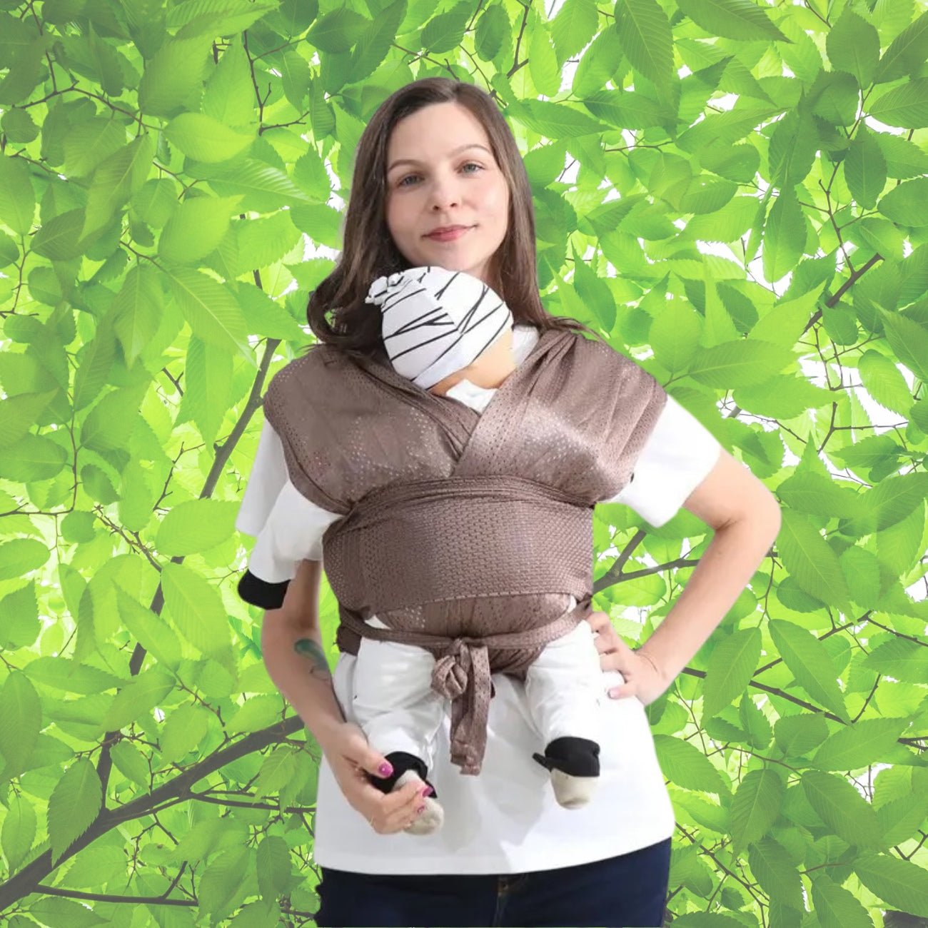 ECHARPE DE PORTAGE BEBE | BALADE AJUSTE - Djimberry Bébé