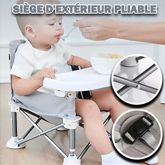 HappySeat™ - Chaise d'appoint de voyage pliable - Djimberry Bébé