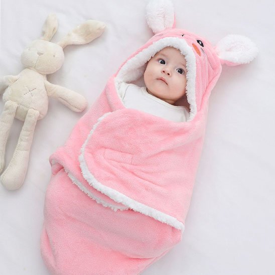 nid d ange rose lapin
