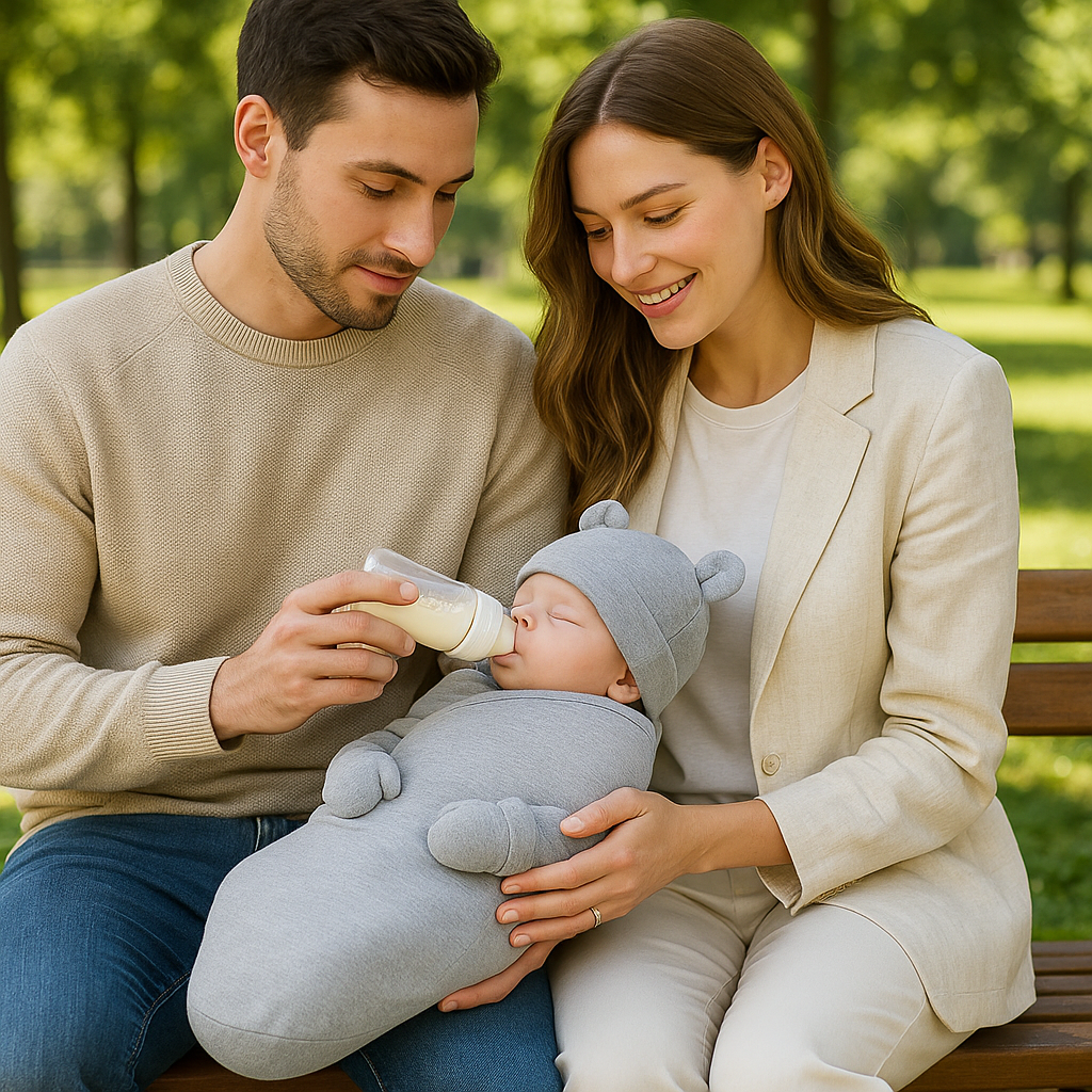 nid d'ange bebe nourir