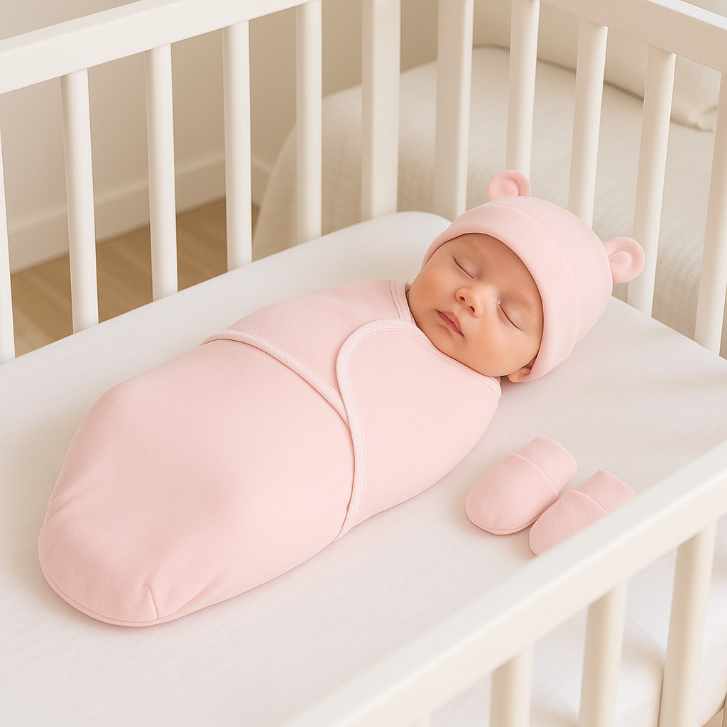 nid d'ange bebe rose