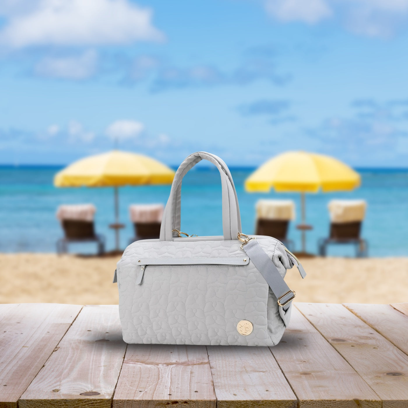 petit sac a langer gris