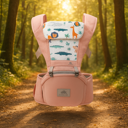 porte bebe des la naissance rose