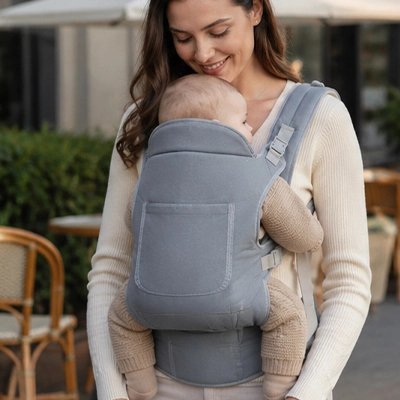 porte bébé gris