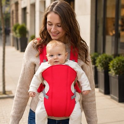 porte bebe rouge