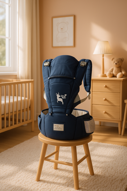 porte bebe ergonomique bleu marine